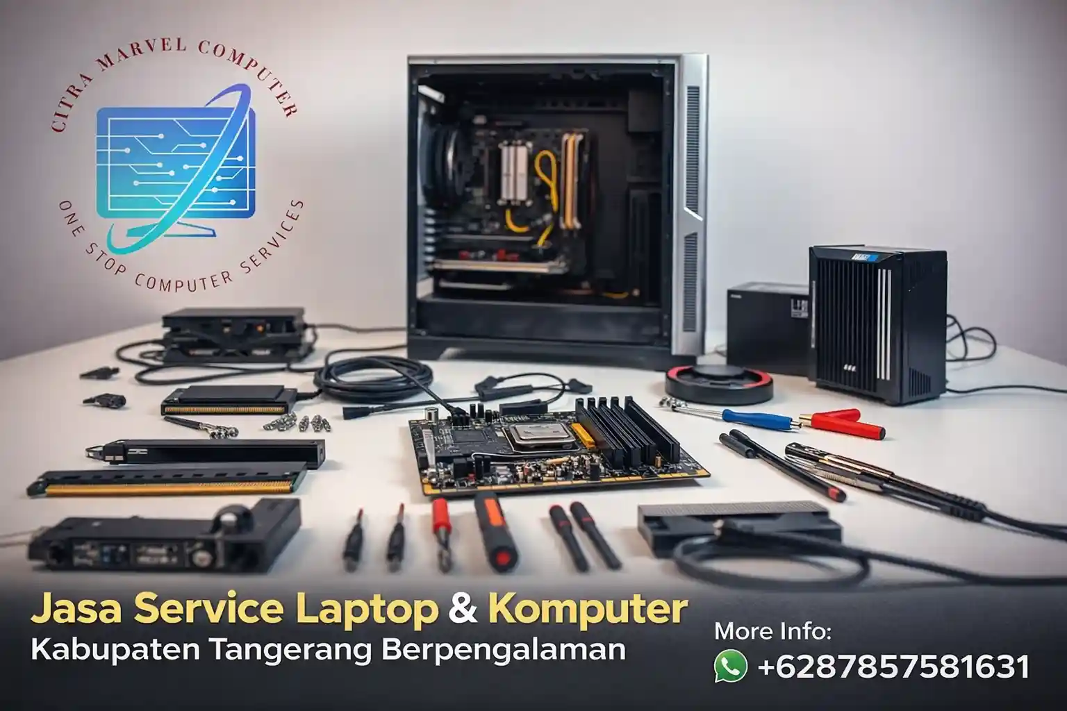 Jasa Service Laptop & Komputer Kabupaten Tangerang Berpengalaman