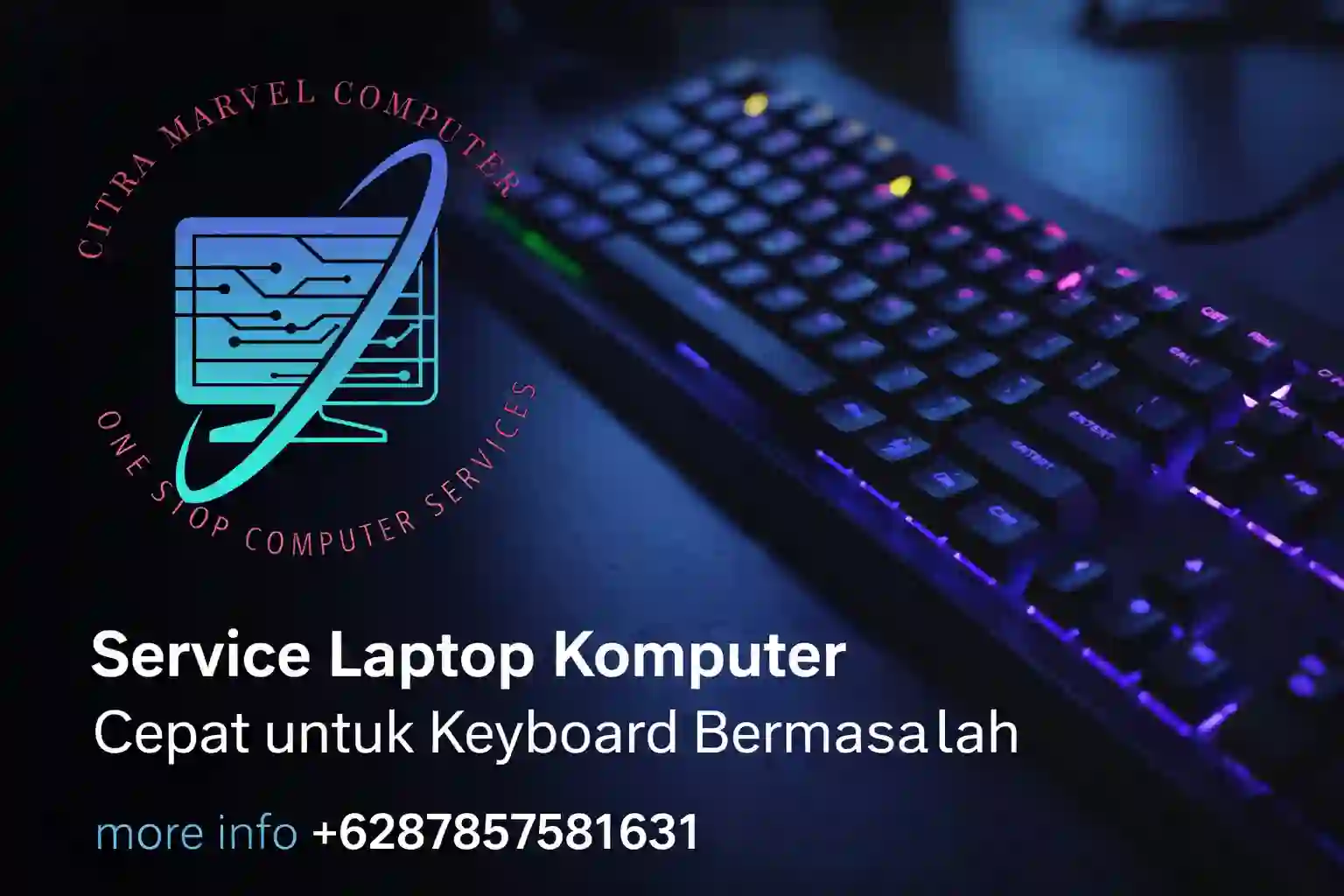 Service Laptop Komputer Cepat untuk Keyboard Bermasalah