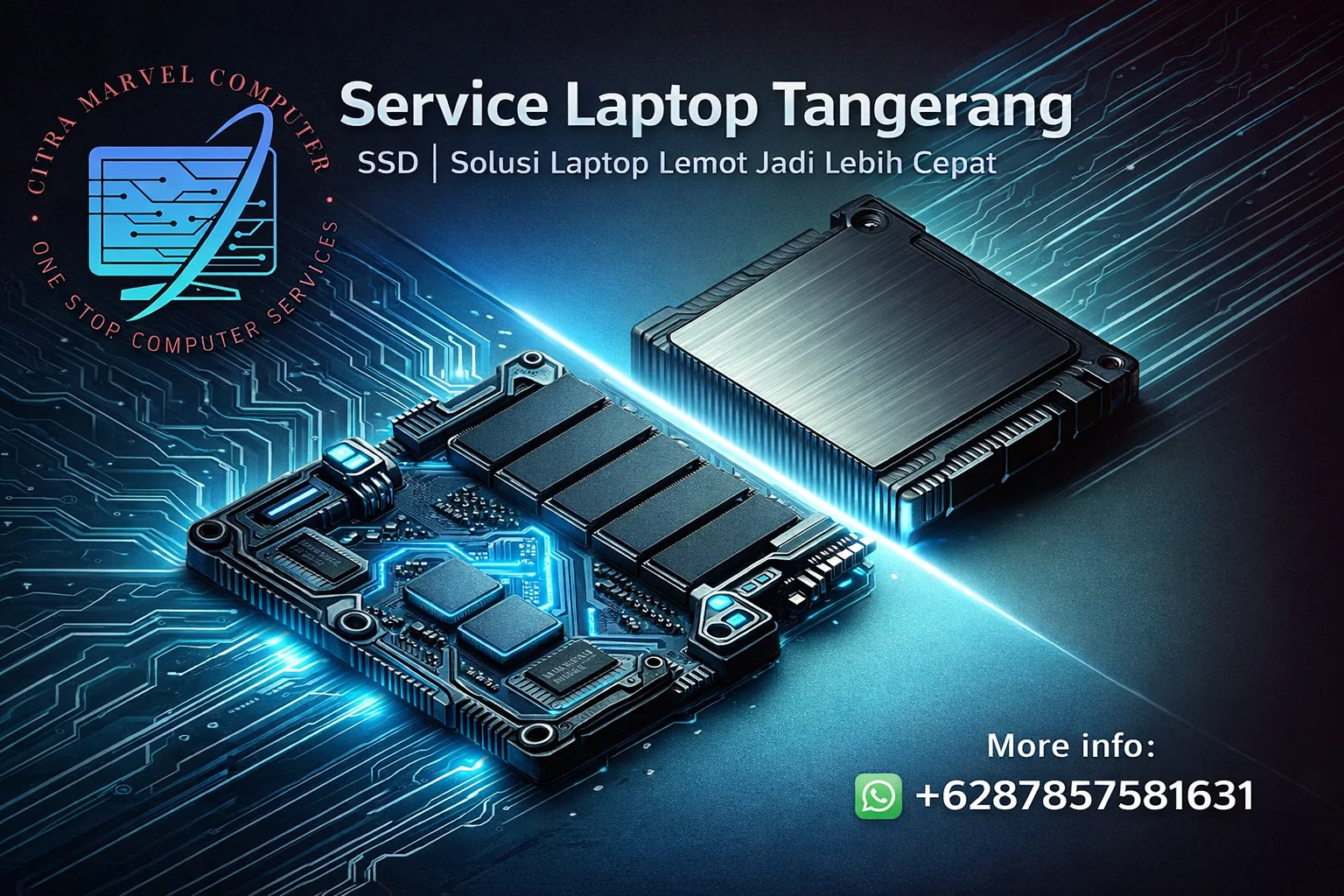 Service Laptop Tangerang SSD Solusi Laptop Lemot Jadi Lebih Cepat