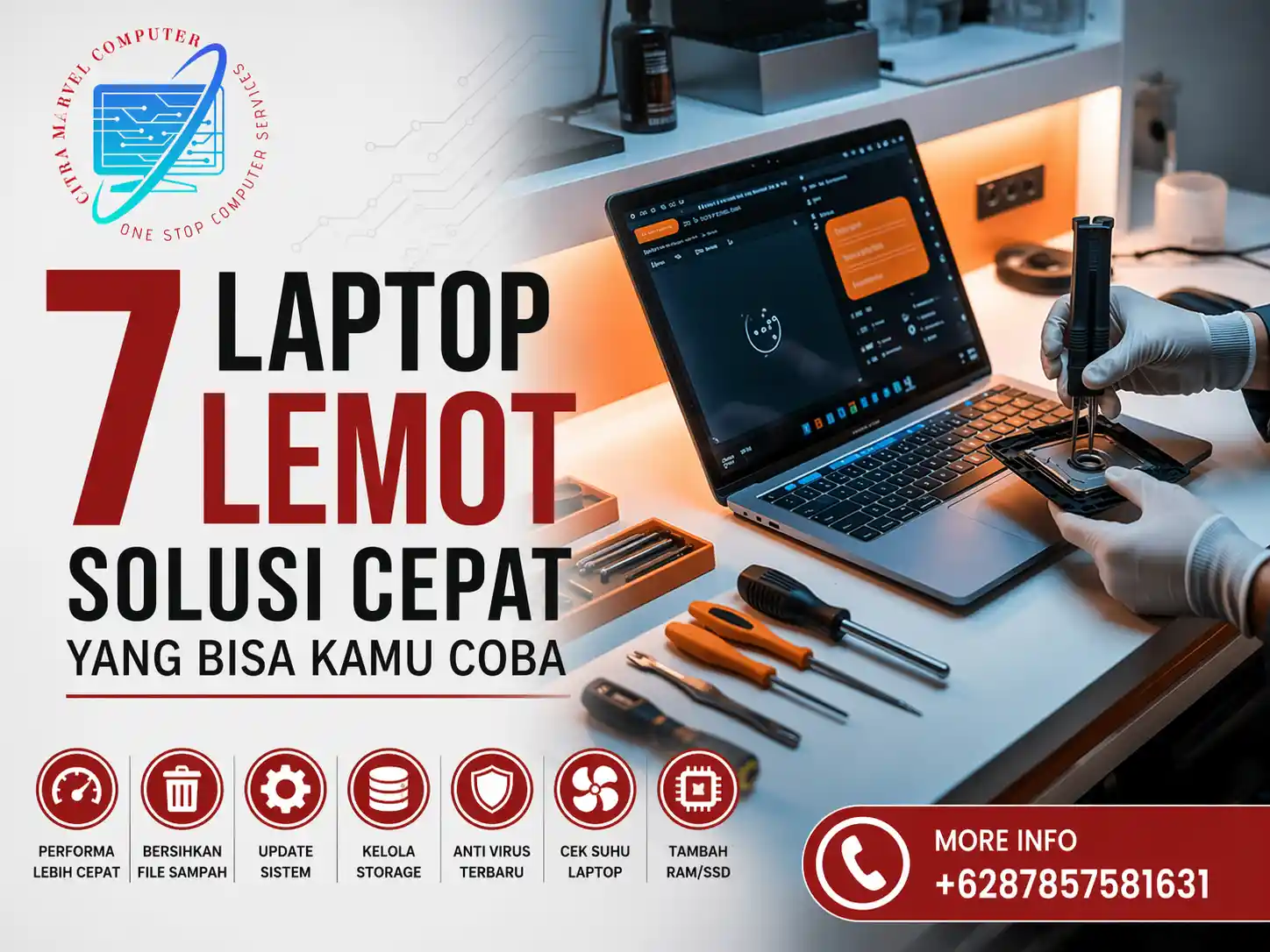 7 Laptop Lemot Solusi Cepat yang Bisa Kamu Coba