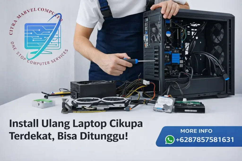 Install Ulang Laptop Cikupa Terdekat, Bisa Ditunggu!