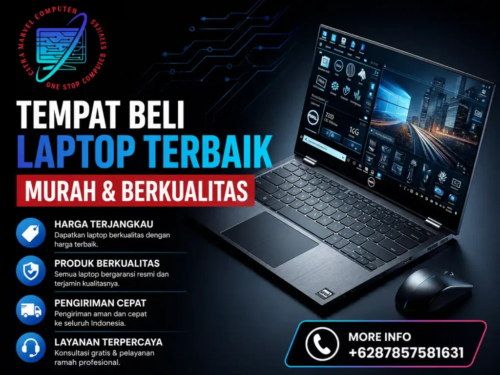 Tempat Beli Laptop Terbaik Murah & Berkualitas