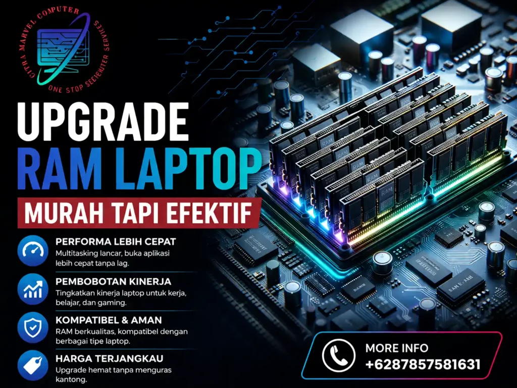 Upgrade RAM Laptop Murah Tapi Efektif
