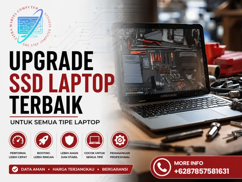 Upgrade SSD Laptop Terbaik untuk Semua Tipe Laptop