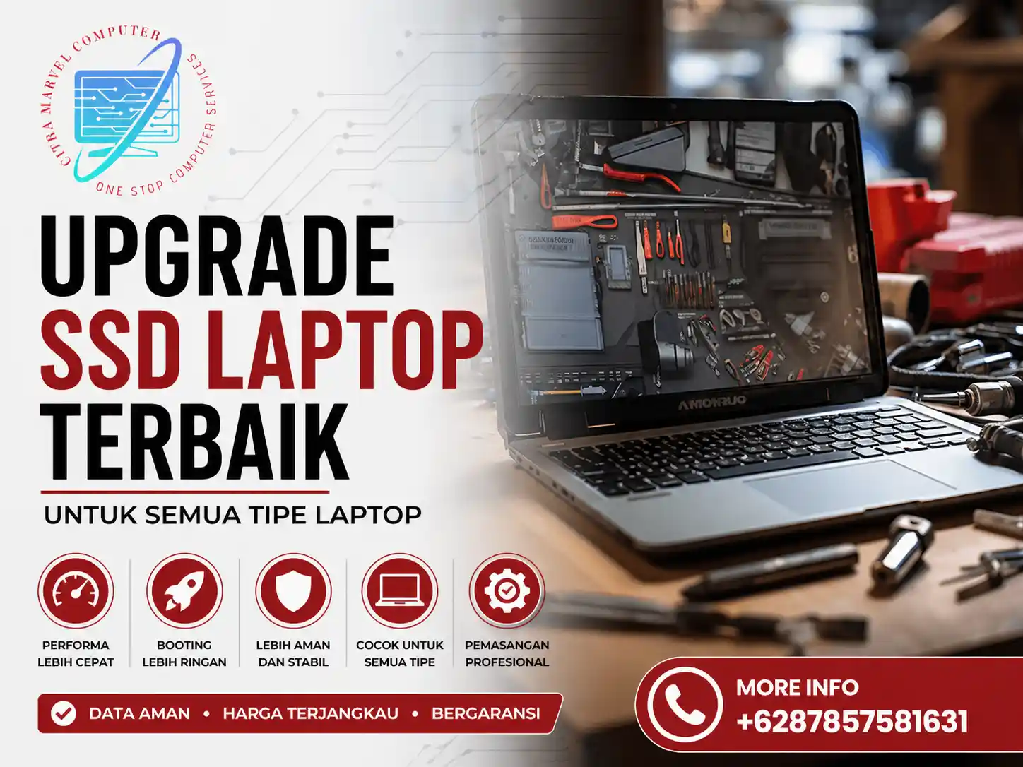 Upgrade SSD Laptop Terbaik untuk Semua Tipe Laptop