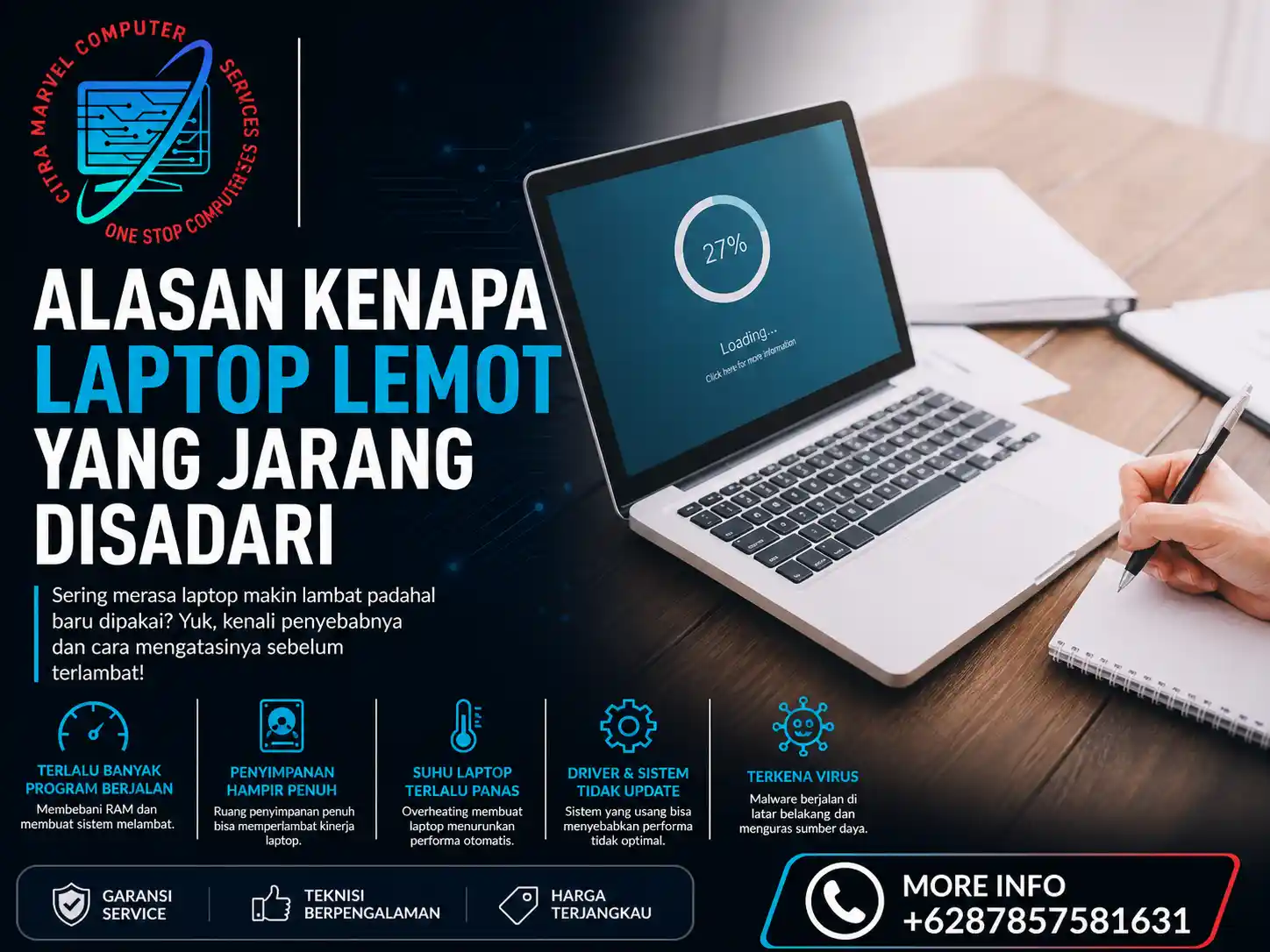 Alasan Kenapa Laptop Lemot yang Jarang Disadari