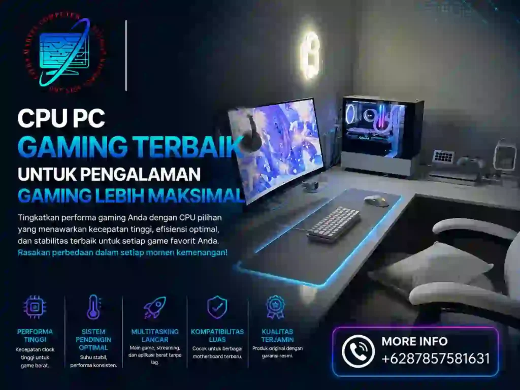 CPU PC Gaming Terbaik untuk Pengalaman Gaming Lebih Maksimal