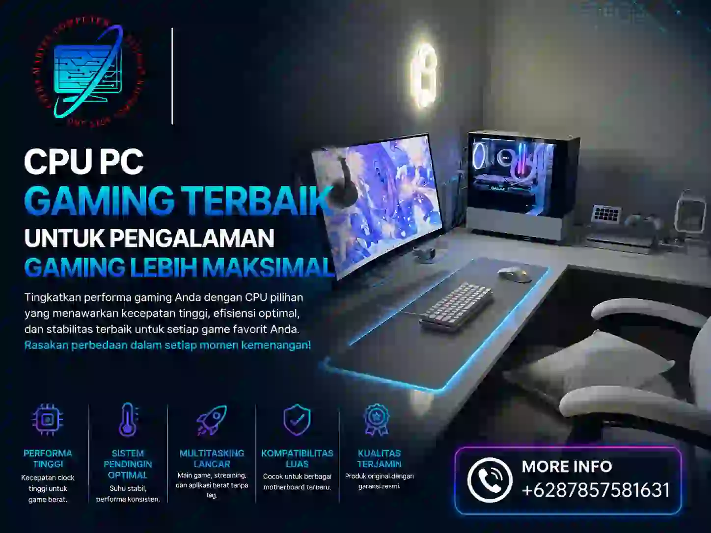 CPU PC Gaming Terbaik untuk Pengalaman Gaming Lebih Maksimal