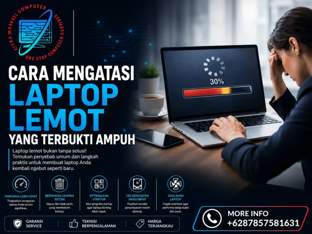 Cara Mengatasi Laptop Lemot yang Terbukti Ampuh