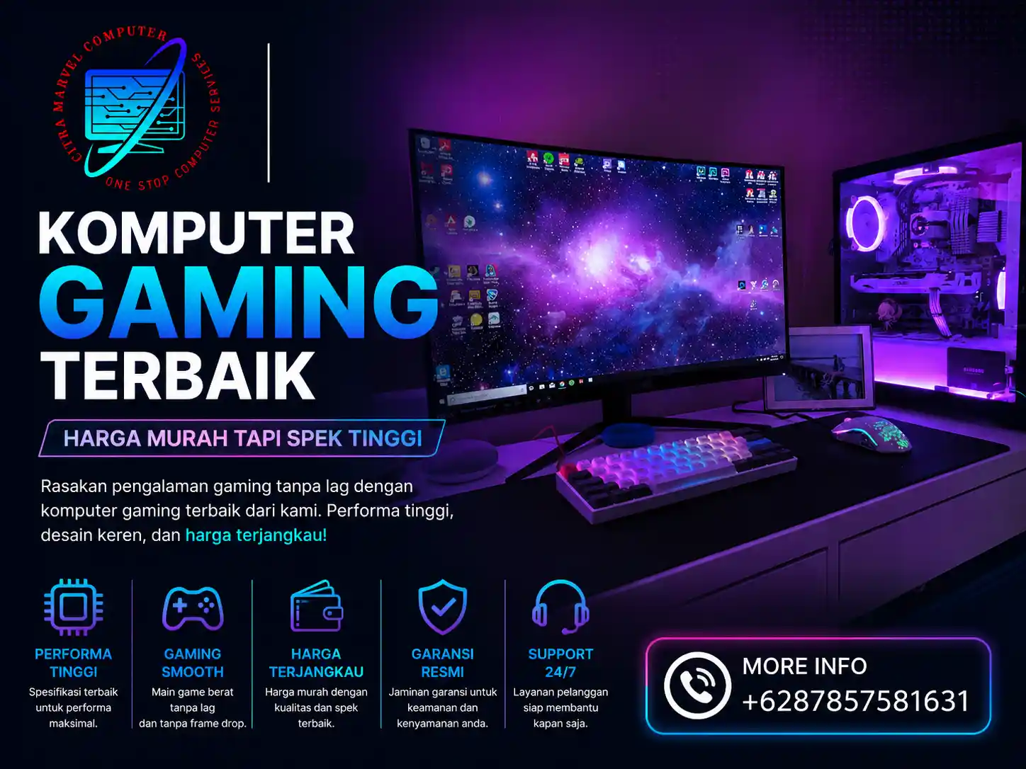 Komputer Gaming Terbaik Harga Murah Tapi Spek Tinggi