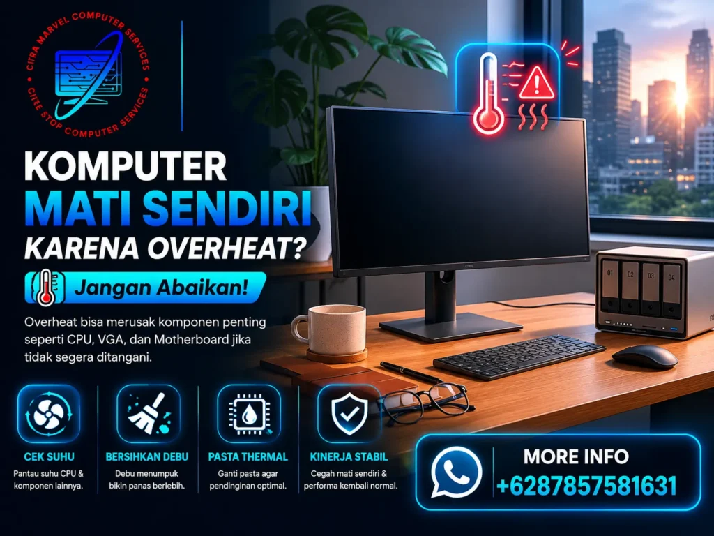 Komputer Mati Sendiri Karena Overheat?
