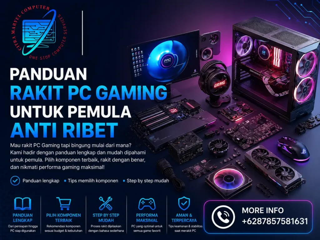Panduan Rakit PC Gaming untuk Pemula Anti Ribet
