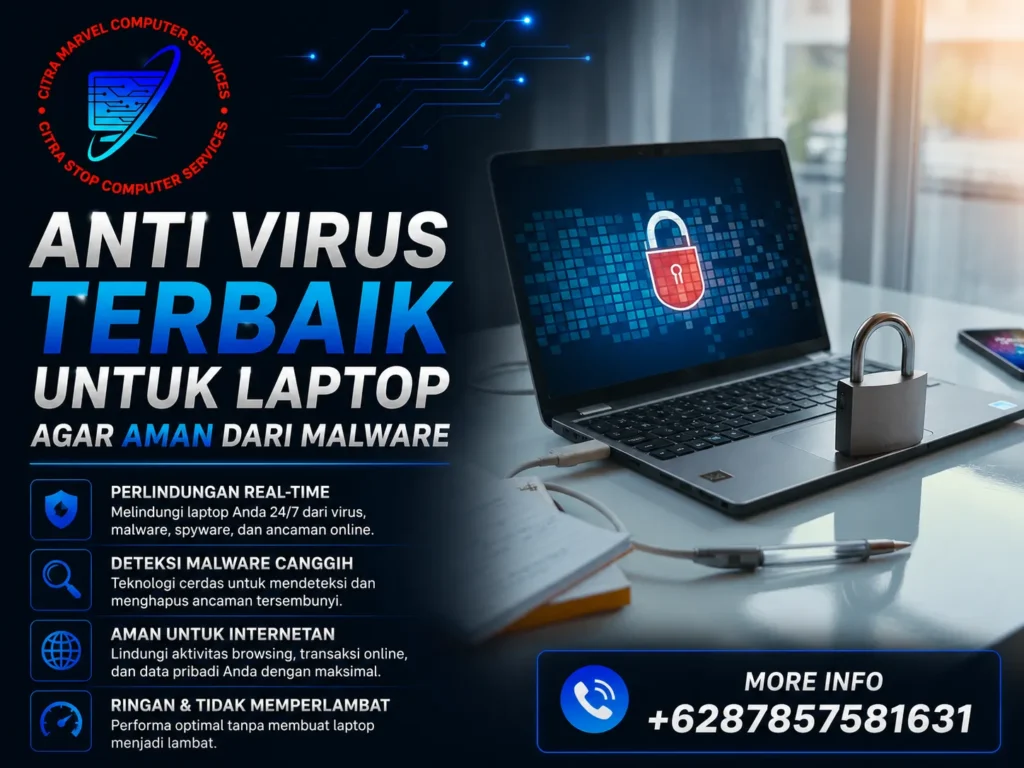 Anti Virus Terbaik untuk Laptop agar Aman dari Malware