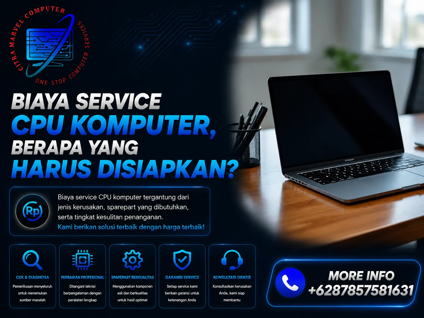 Biaya Service CPU Komputer, Berapa yang Harus Disiapkan?