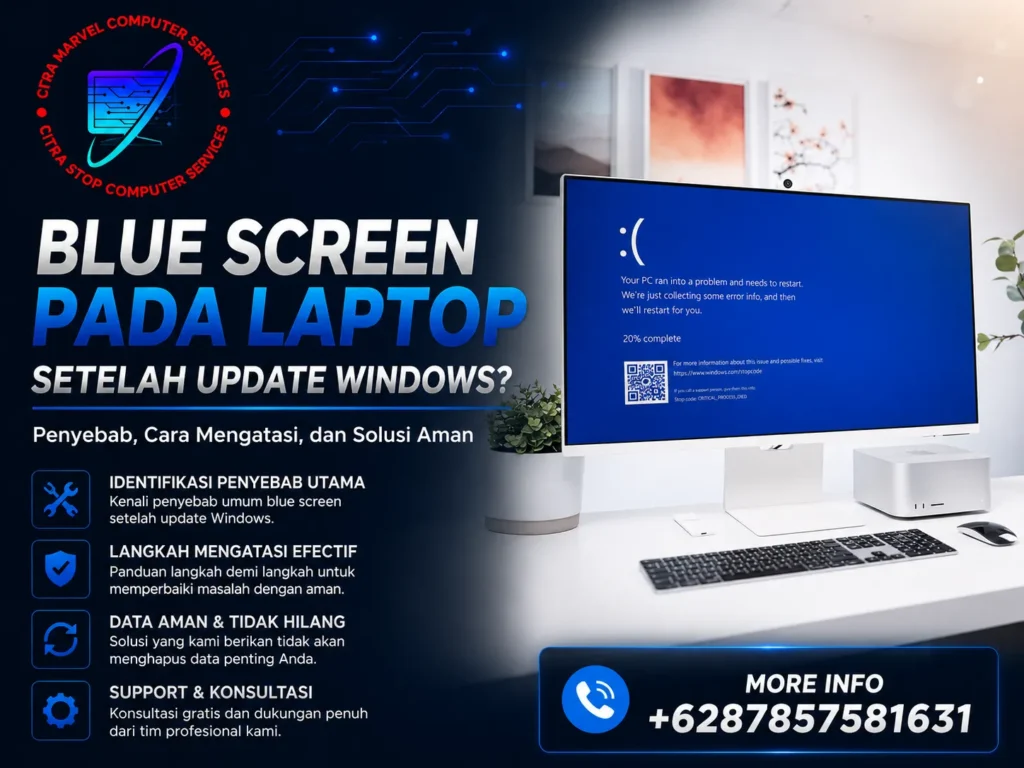 Blue Screen pada Laptop Setelah Update Windows?