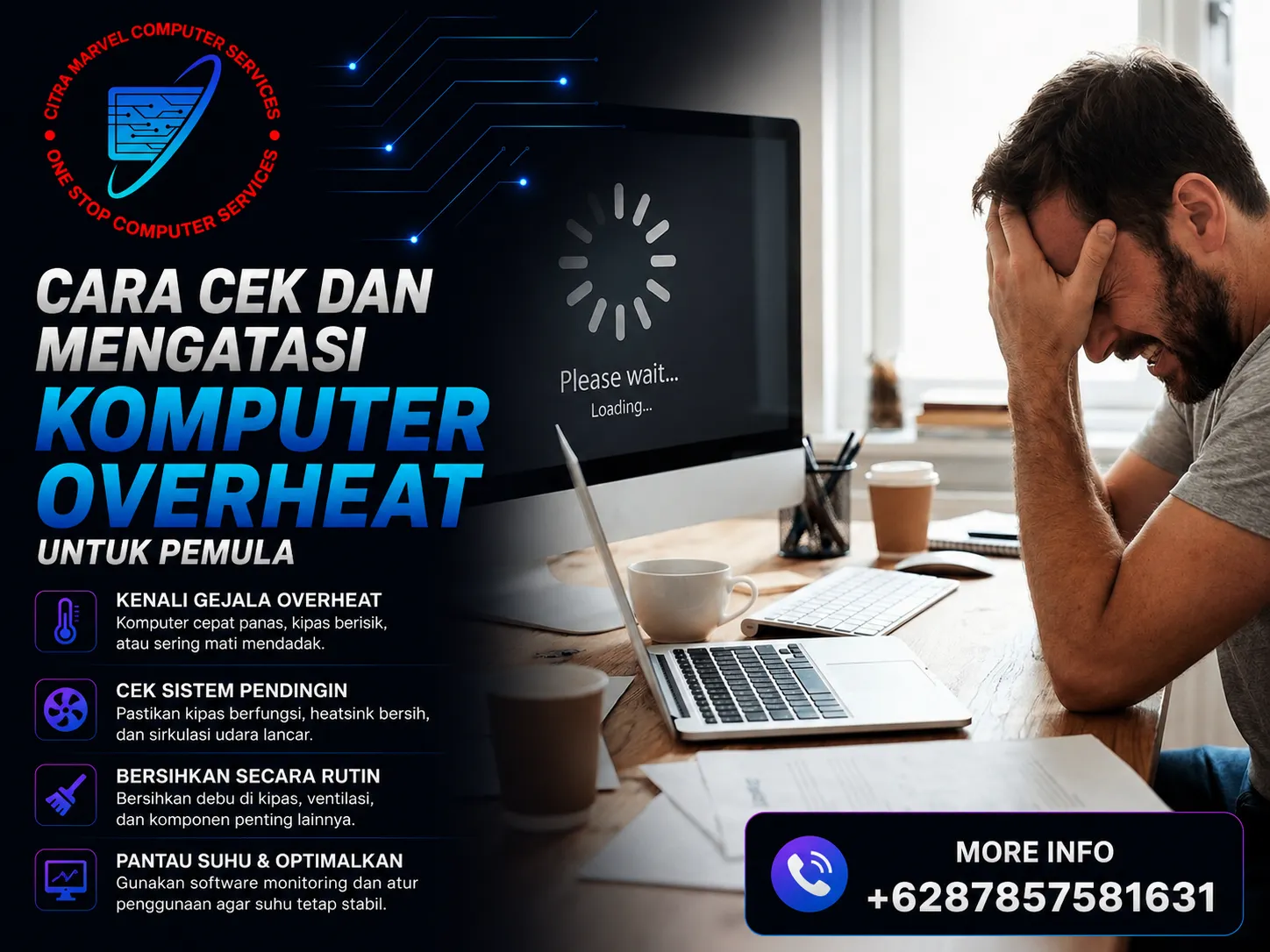 Cara Cek dan Mengatasi Komputer Overheat untuk Pemula