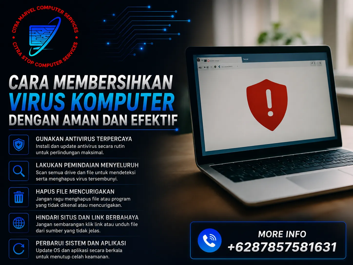 Cara Membersihkan Virus Komputer dengan Aman dan Efektif