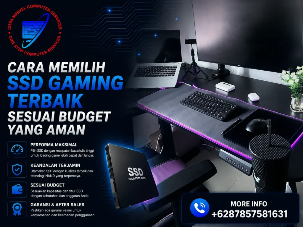 Cara Memilih SSD Gaming Terbaik Sesuai Budget yang Aman