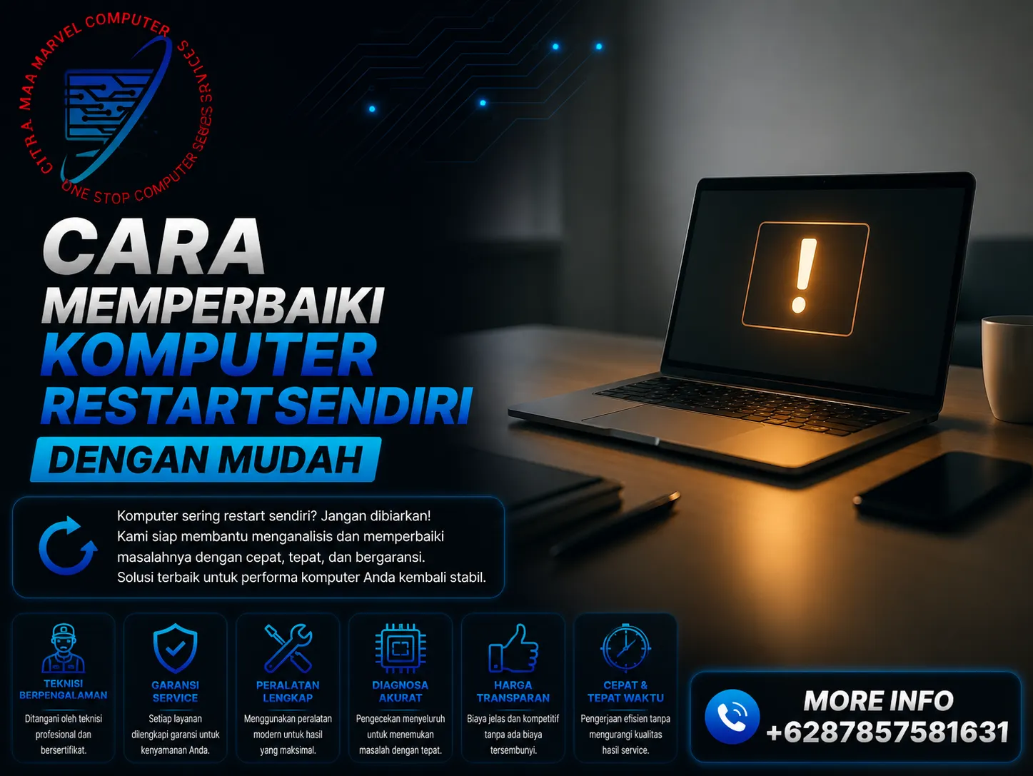 Cara Memperbaiki Komputer Restart Sendiri dengan Mudah