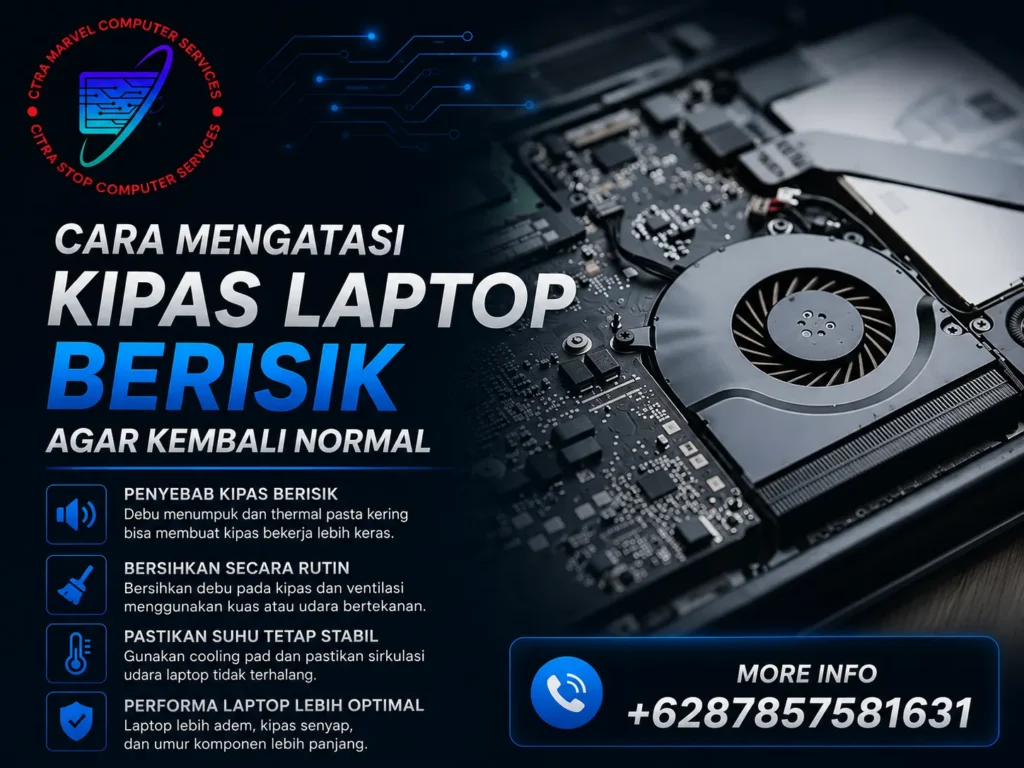 Cara Mengatasi Kipas Laptop Berisik Agar Kembali Normal