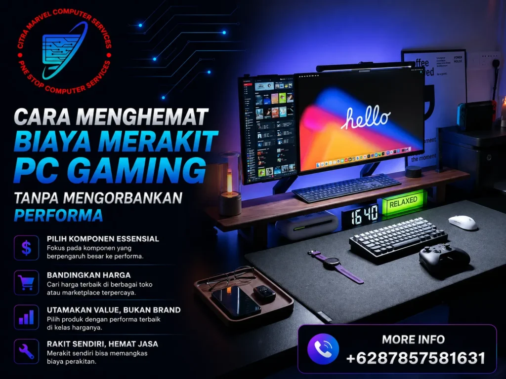 Cara Menghemat Biaya Merakit PC Gaming Tanpa Mengorbankan Performa