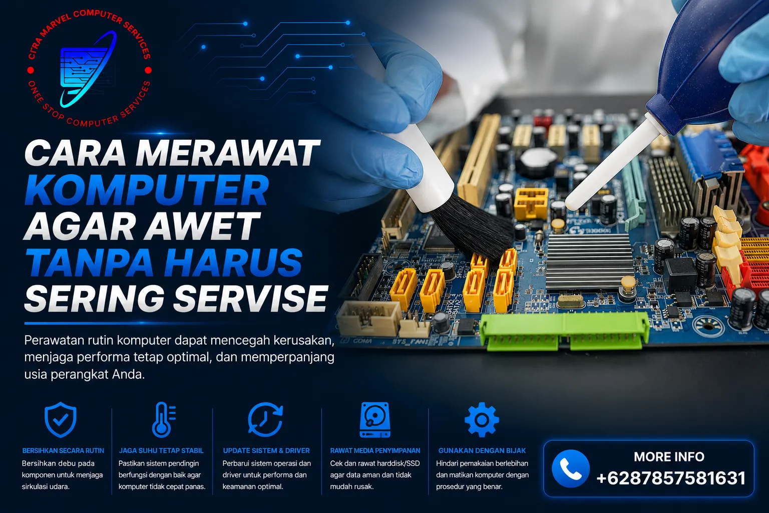 Cara Merawat Komputer Agar Awet Tanpa Harus Sering Servise