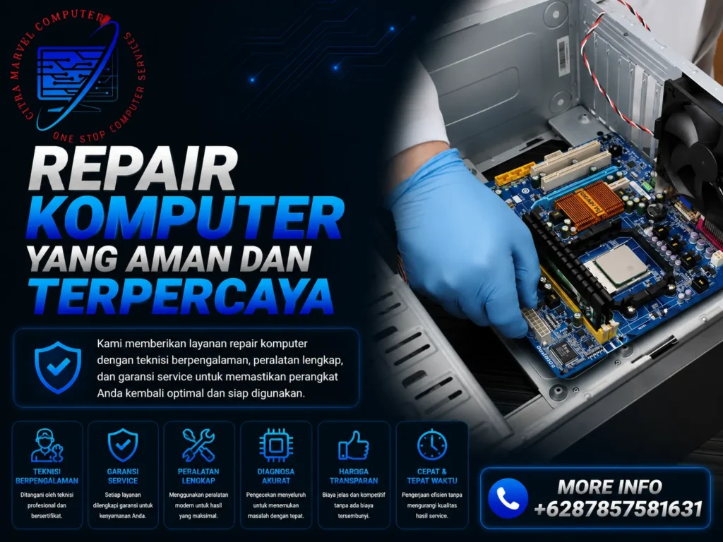 Repair Komputer yang Aman dan Terpercaya
