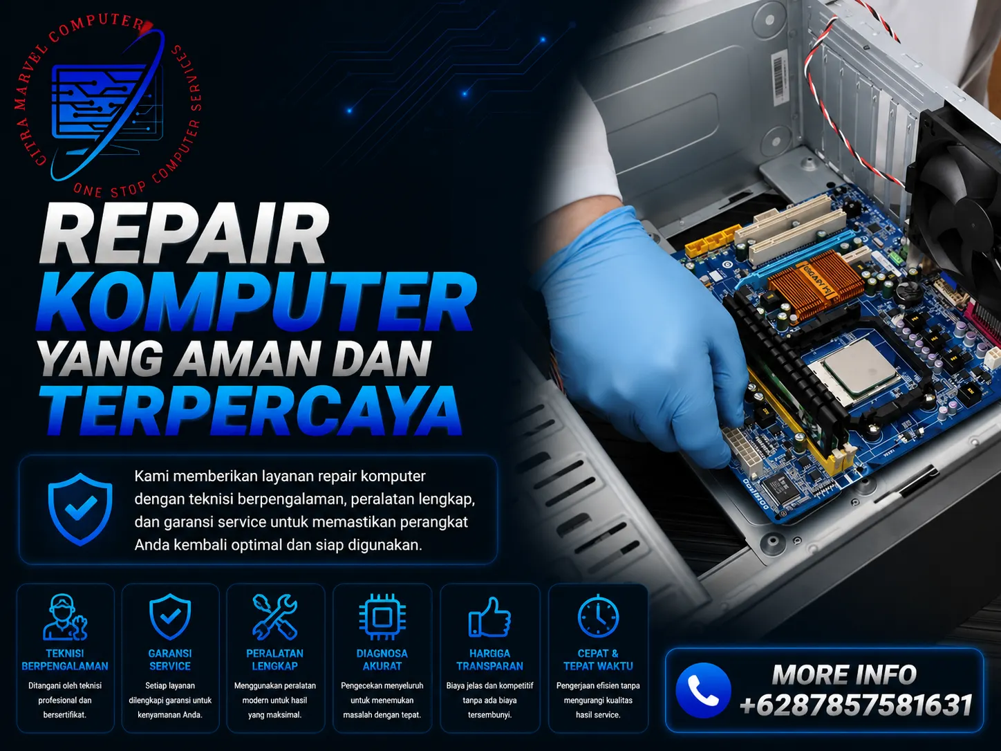 Repair Komputer yang Aman dan Terpercaya