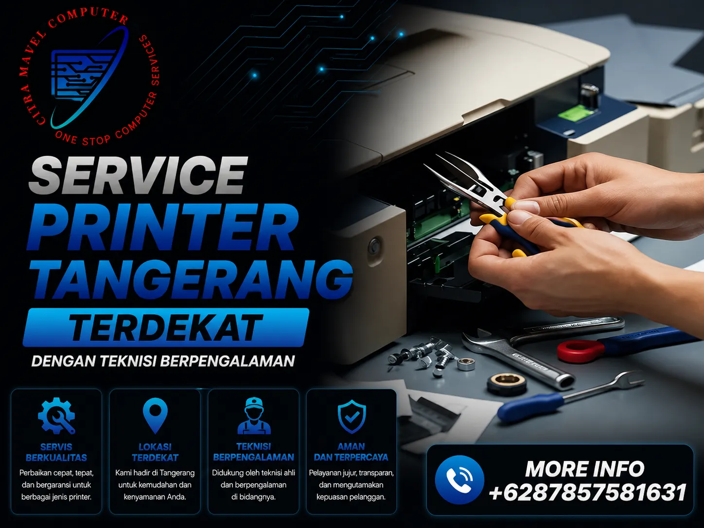 Service Printer Tangerang Terdekat dengan Teknisi Berpengalaman