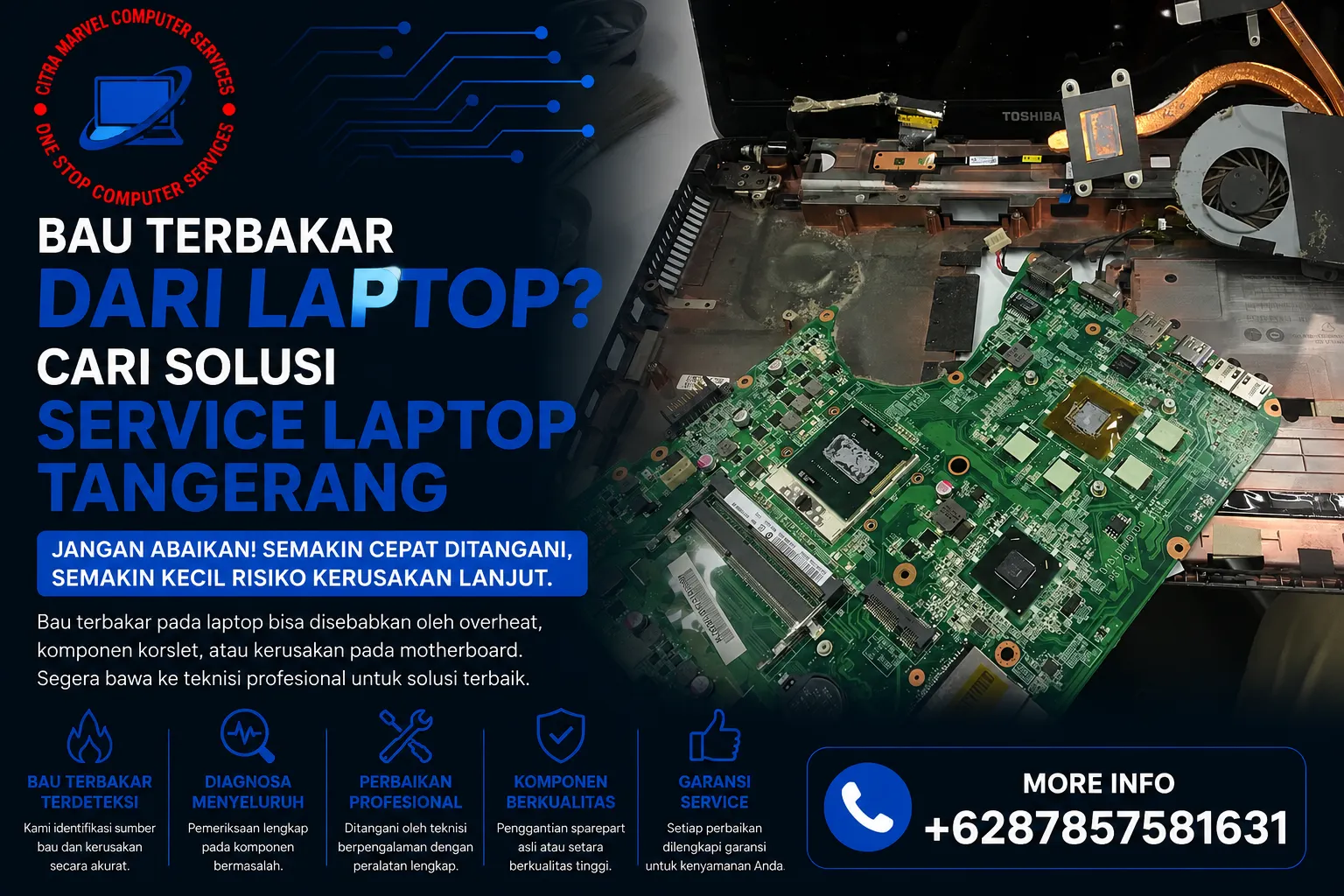 Bau Terbakar dari Laptop_ Cari Solusi Service Laptop Tangerang Bau Terbakar dari Laptop? Cari Solusi Service Laptop Tangerang