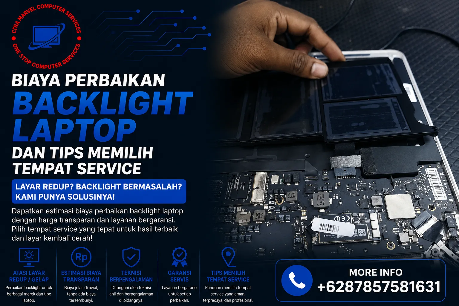 Biaya Perbaikan Backlight Laptop dan Tips Memilih Tempat Service Biaya Perbaikan Backlight Laptop dan Tips Memilih Tempat Service