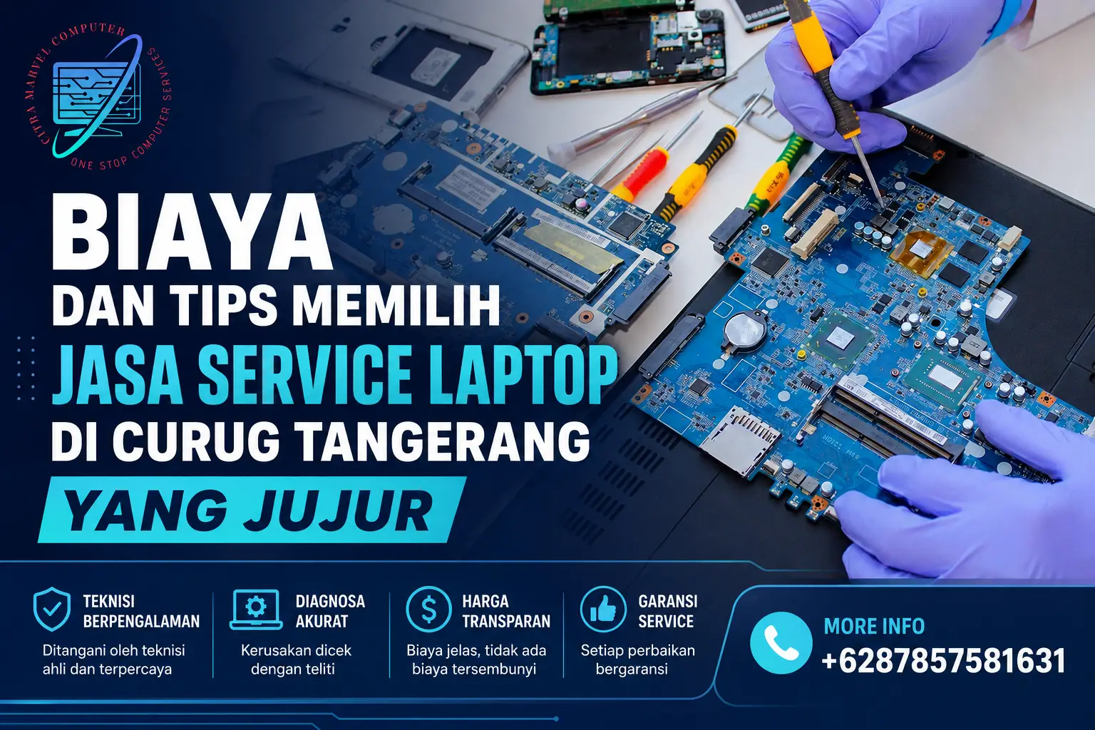 Biaya dan Tips Memilih Jasa Service Laptop di Curug Tangerang yang Jujur