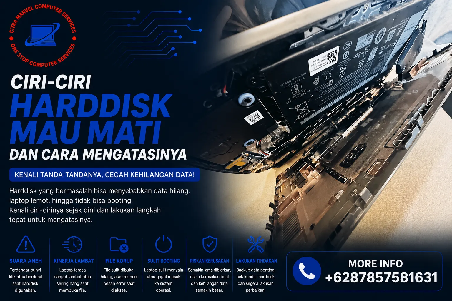 Ciri-Ciri Harddisk Mau Mati dan Cara Mengatasinya Ciri-Ciri Harddisk Mau Mati dan Cara Mengatasinya