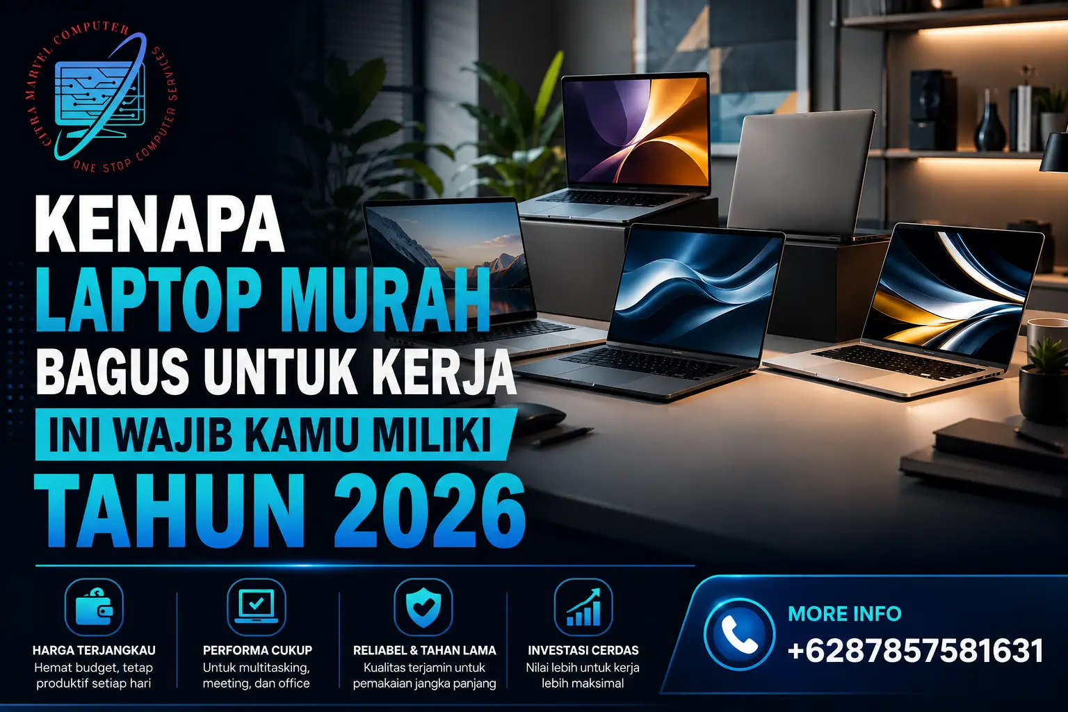 Kenapa Laptop Murah Bagus untuk Kerja Ini Wajib Kamu Miliki Tahun 2026