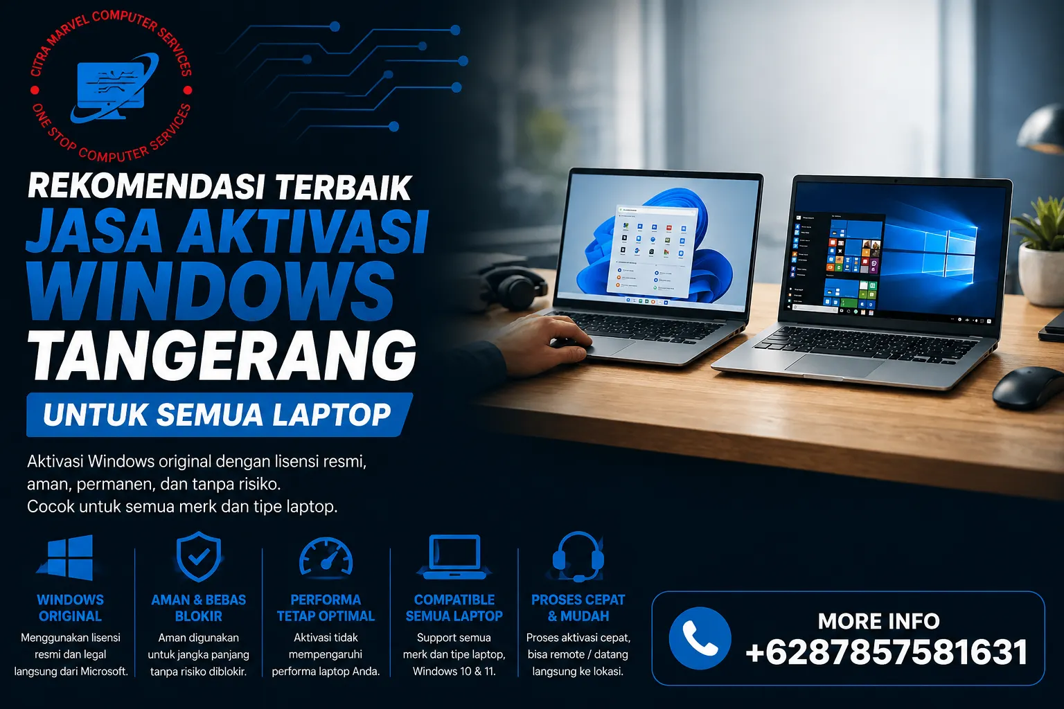 Rekomendasi Terbaik Jasa Aktivasi Windows Tangerang untuk Semua Laptop