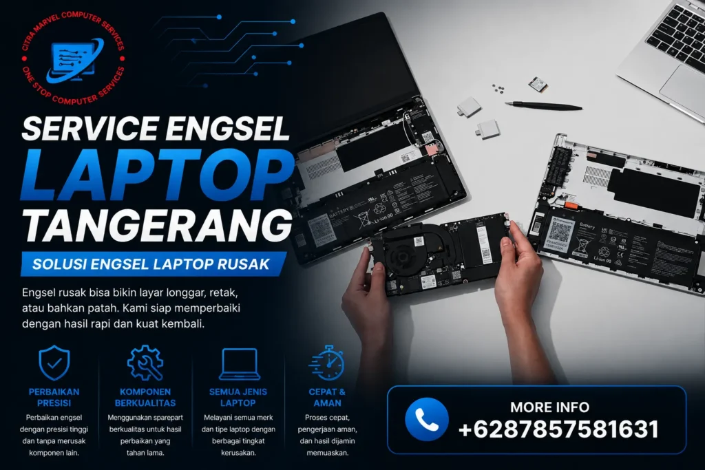 Service Engsel Laptop Tangerang Solusi Engsel Laptop Rusak