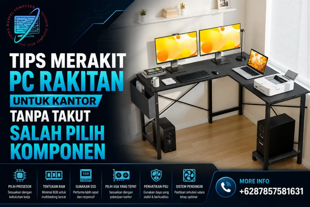 Tips Merakit PC Rakitan untuk Kantor Tanpa Takut Salah Pilih Komponen