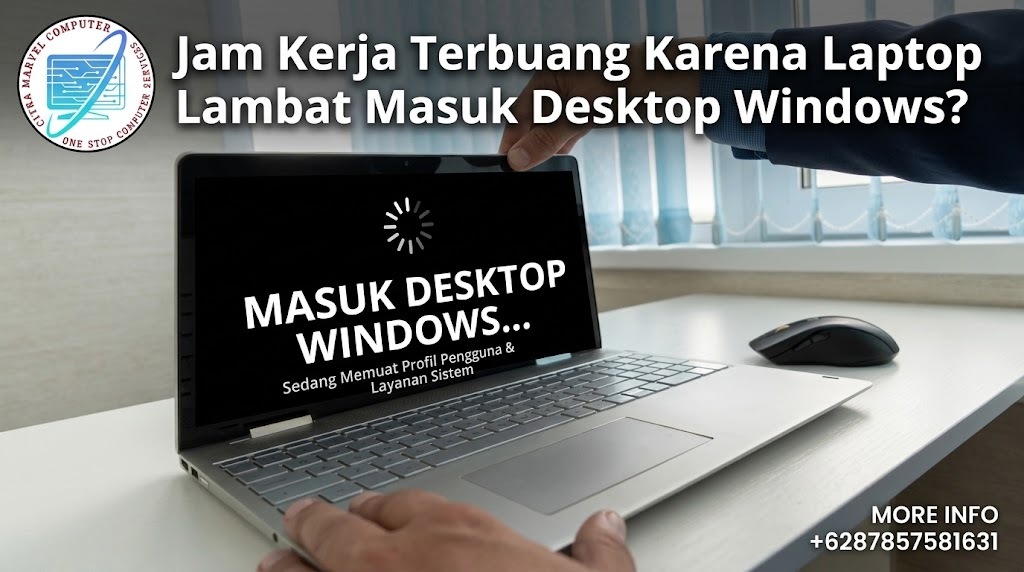 Jam Kerja Terbuang Karena Laptop Lambat Masuk Desktop Windows?