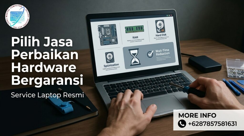 Pilih Jasa Perbaikan Hardware Bergaransi Service Laptop Resmi