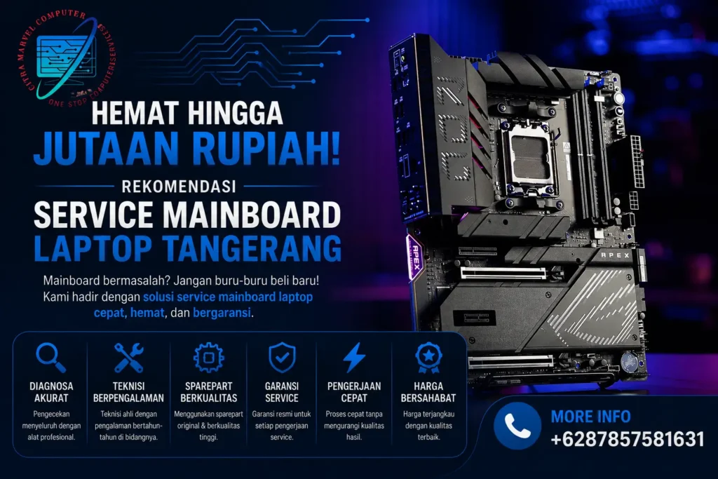 Hemat Jutaan Rupiah! Rekomendasi Service Mainboard Laptop Tangerang
