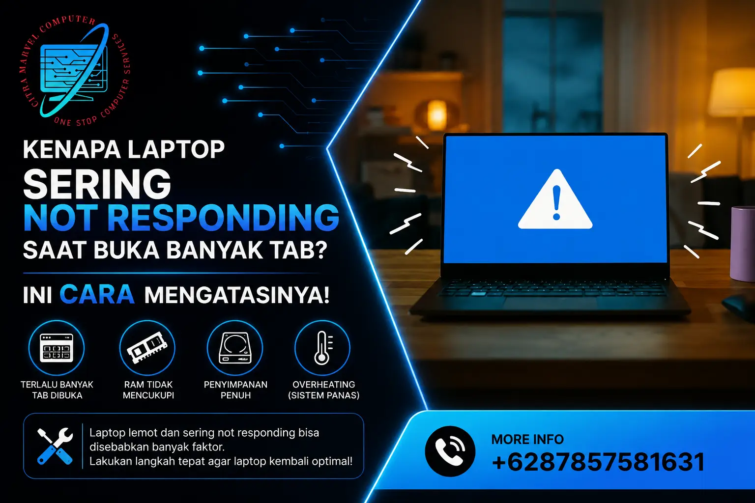 Kenapa Laptop Sering Not Responding Saat Buka Banyak Tab_ Ini Cara Mengatasinya! Kenapa Laptop Sering Not Responding Saat Buka Banyak Tab? Ini Cara Mengatasinya!