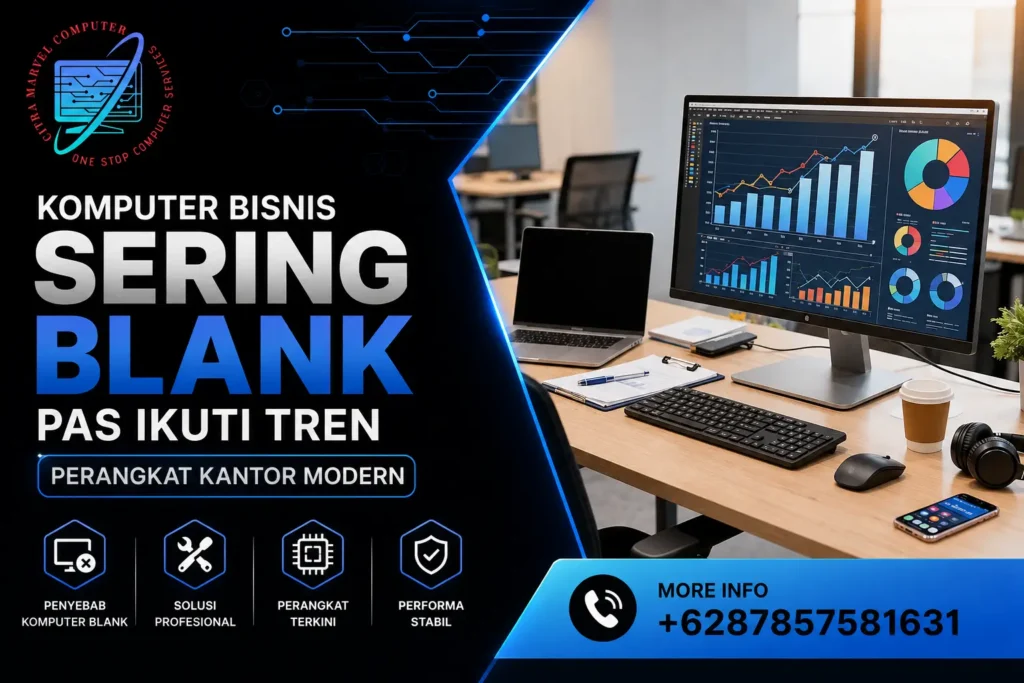 Komputer Bisnis Sering Blank Pas Ikuti Tren Perangkat Kantor Modern