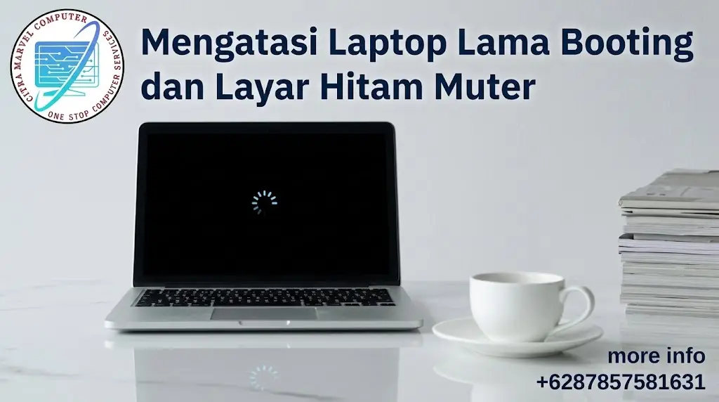 Mengatasi Laptop Lama Booting dan Layar Hitam Muter
