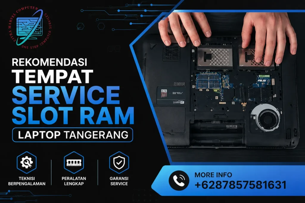 Rekomendasi Tempat Service Slot RAM Laptop Tangerang
