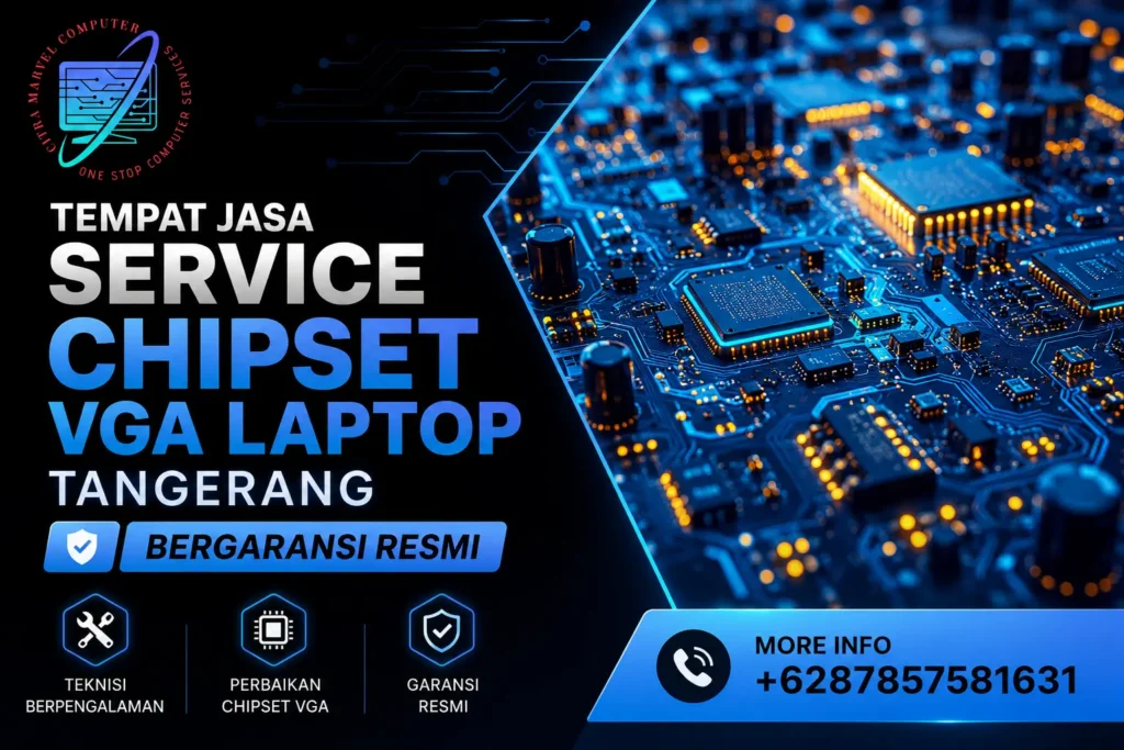 Tempat Jasa Service Chipset VGA Laptop Tangerang Bergaransi Resmi