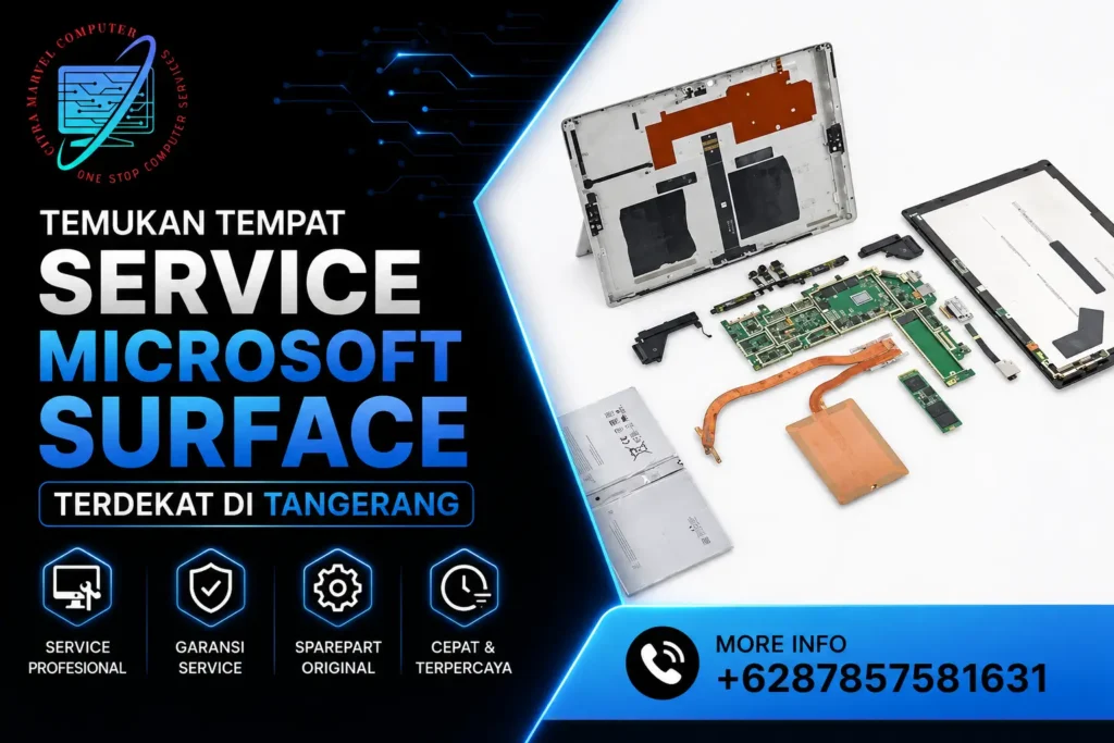Tempat Service Microsoft Surface Terdekat di Tangerang
