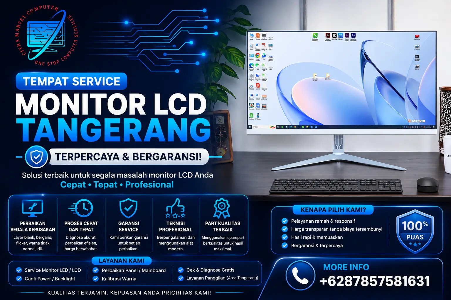 Tempat Service Monitor LCD Tangerang Terpercaya & Bergaransi! Tempat Service Monitor LCD Tangerang Terpercaya & Bergaransi!