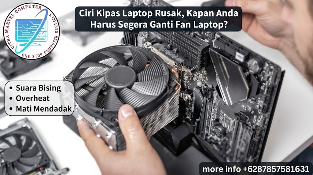Ciri Kipas Laptop Rusak, Kapan Anda Harus Segera Ganti Fan Laptop