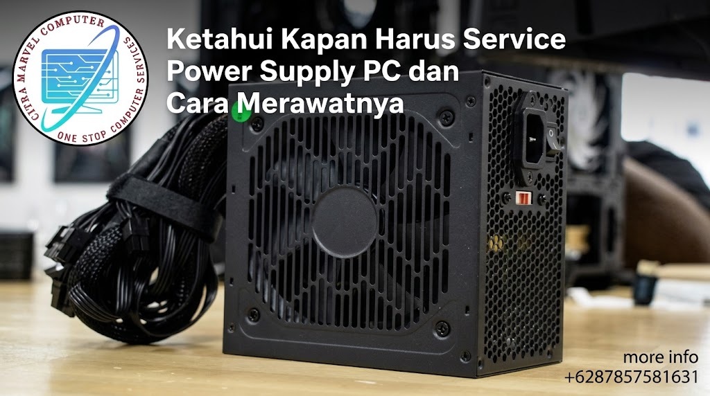 Ketahui Kapan Harus Service Power Supply PC dan Cara Merawatnya