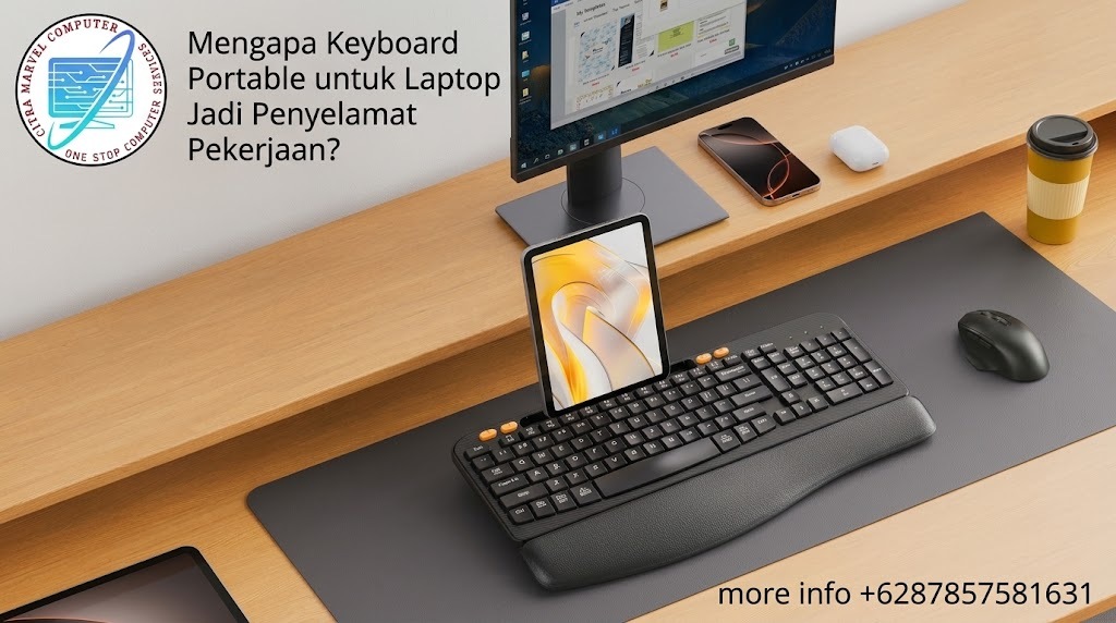 Mengapa Keyboard Portable untuk Laptop Jadi Penyelamat Pekerjaan